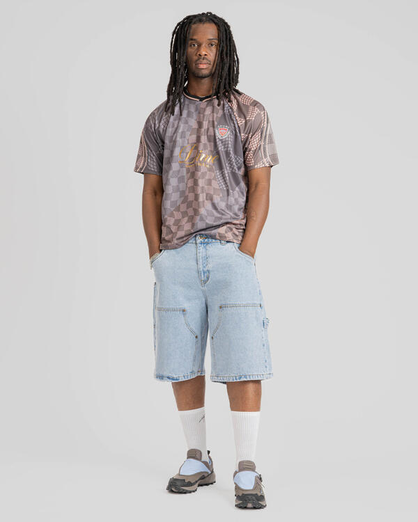 Dime Checkered Home Jersey | DIMESU254GRY | AFEW STORE